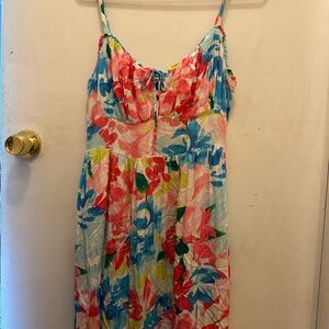 Old Navy Floral Maxi Dress - multicolor